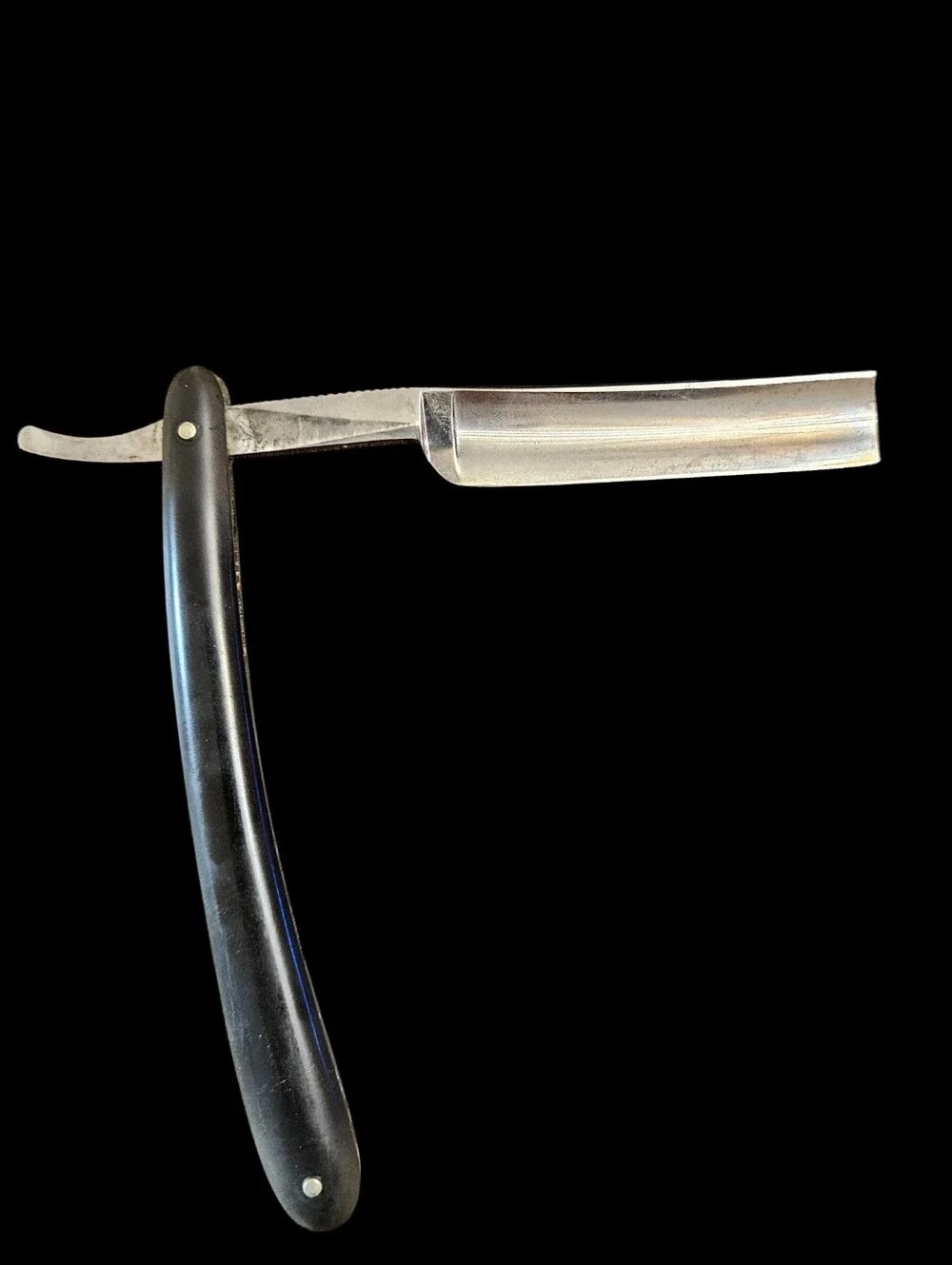 Straight Razor By H. Boker & Co. King Cutter Vintage Two Tone Black & Brown